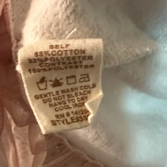 Hem & Thread Light Gray Sweatshirt with Pink Tulle - Picture 7 of 8